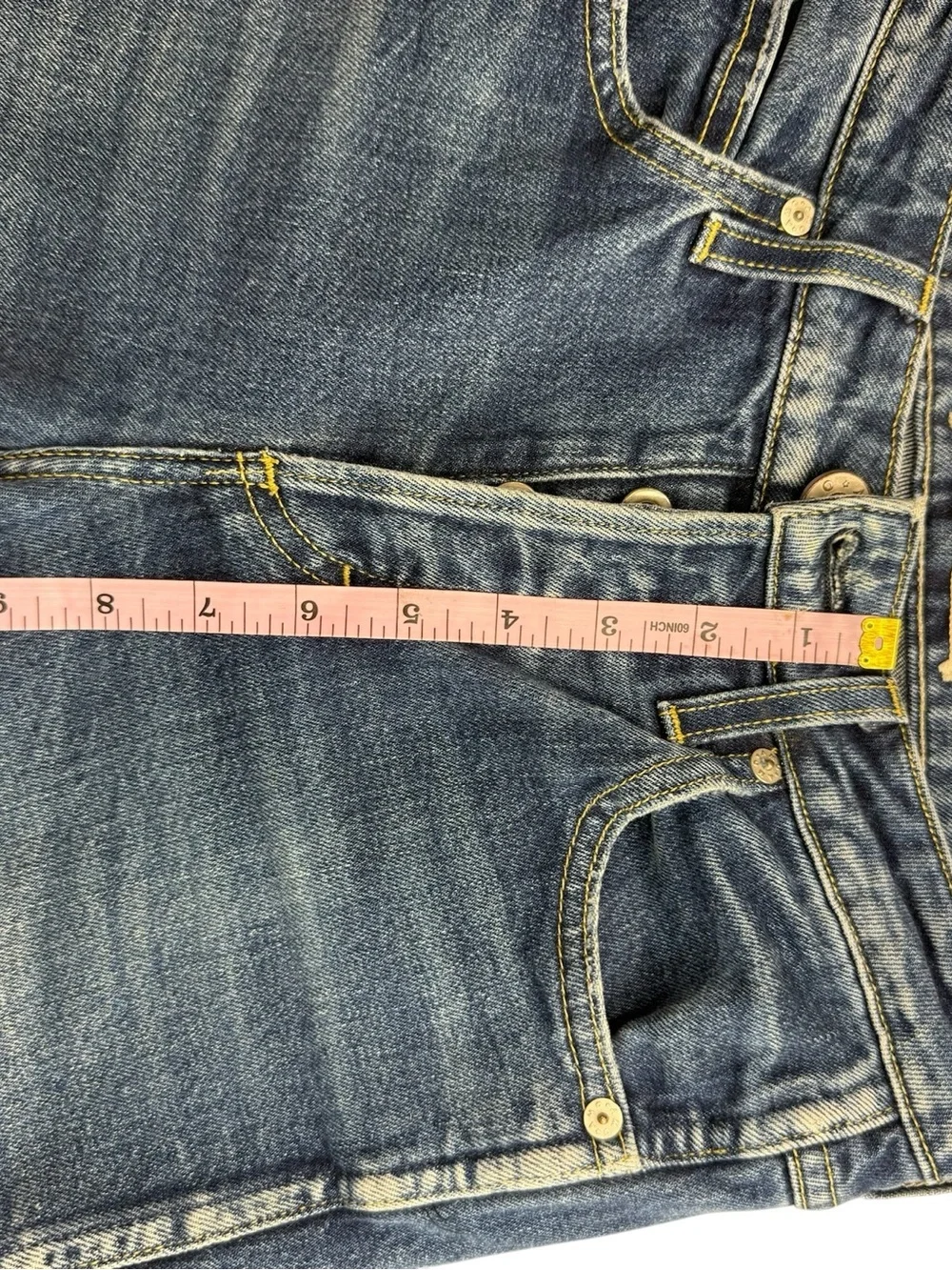 AMO True Blue Babe Cropped Skinny Jeans Size 26 E0963
